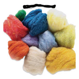 Friendly Loom Planets Felting Kit, contents