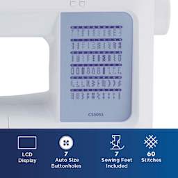 Brother CS5055 Computerized Sewing Machine features