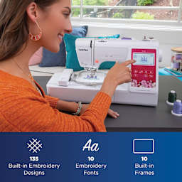 Brother PE545 Embroidery Machine features