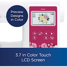 Preview Designs in Color, 3.7 in Color Touch LCD Screen