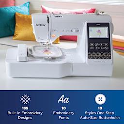 Brother SE700 Computerized Sewing and Embroidery Machine features