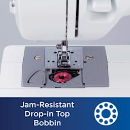 Jam Resistant Drop-in Top Bobbin