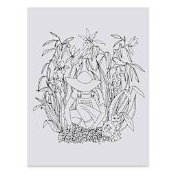 The Plant Lady: A Floral Coloring Book with Succulents and Flowers, Inside Page