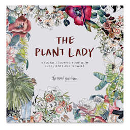 The Plant Lady: A Floral Coloring Book with Succulents and Flowers,Book Cover