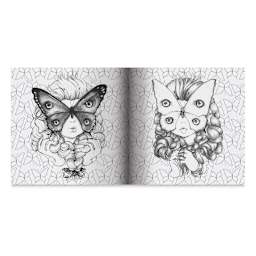 Pop Manga Cute and Creepy Coloring Book, Artwork page