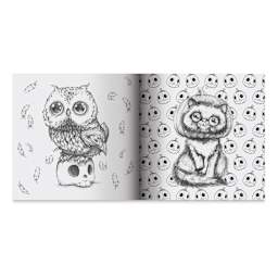 Pop Manga Cute and Creepy Coloring Book, Owl