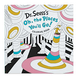 Dr. Seuss's Oh, the Places You'll Go! Coloring Book (front cover)