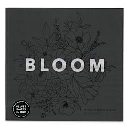 Bloom: A Flower Coloring Book (front cover)