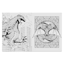 Godzilla: The Official Coloring Book, Godzilla and Rodan