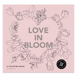 Love in Bloom Coloring Book, front cover