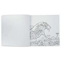 Doodletopia: A Coloring Book - 10" x 10", 96 Pages, wave