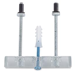 Sk8ology Skateboard Deck Display Wall Mount Hanger - Side view of hanger