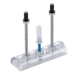 Sk8ology Skateboard Deck Display Wall Mount Hanger - Angled view of hanger