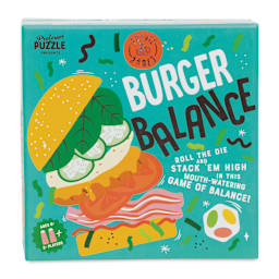 Professor Puzzle Burger Balance Game (Front of packaging)