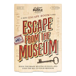Professor Puzzle Escape from the Museum Game (Front of packaging)