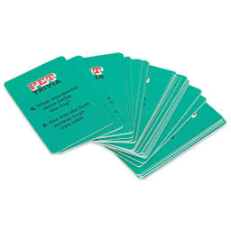 Professor Puzzle Mini Pet Trivia Game fanned question card deck
