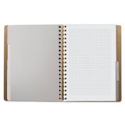 Fringe Studio Faux Leather Workbook (inside page-grid)