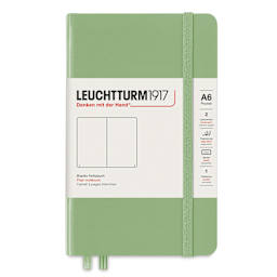 Leuchtturm1917 Blank Hardcover Notebook - Sage, 3-1/2" x 6"