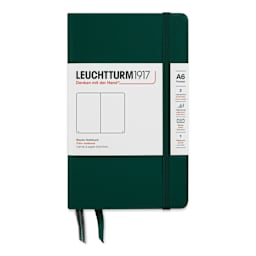 Leuchtturm1917 Blank Hardcover Notebook - Forest Green, 3-1/2" x 6"
