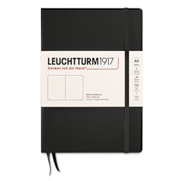 Leuchtturm1917 Blank Hardcover Notebook - Black, 5-3/4" x 8-1/4"