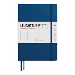 Leuchtturm1917 Blank Hardcover Notebook - Indigo, 5-3/4" x 8-1/4"