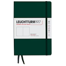 Leuchtturm1917 Blank Hardcover Notebook - Forest Green, 5-3/4" x 8-1/4"