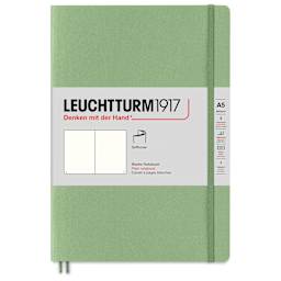 Leuchtturm1917 Blank Hardcover Notebook - Sage, 5-3/4" x 8-1/4"