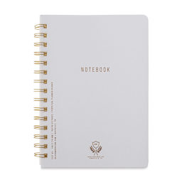 DesignWorks Ink Twin Wire Bound Crest Notebook - Ivory (cover)