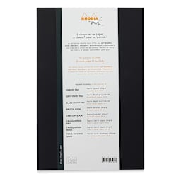 Rhodia Touch Maya Pads-White, Cross-Dot 8" x 11" - back of packaging