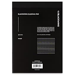 Blackwing Illegal Pad, Ruled, 8.5" x 11", Cover