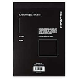 Blackwing Illegal Pad, Plain, 8.5" x 11", Cover
