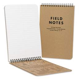 Field Notes Ruled Steno Notebook - 6" x 9", 80 Pages, open