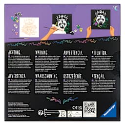 CreArt Pixie Cold Paint By Number Kit - Fox, back of package