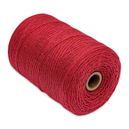 Maysville Cotton Warp - 800 Yards, Kentucky Cardinal Red - laying flat