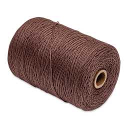 Maysville Cotton Warp - 800 Yards, Brown - laying flat