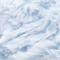 Lion Brand Go For Faux Yarn - Blue Bengal, close-up