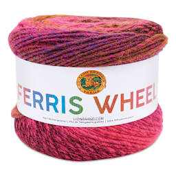 Lion Brand Ferris Wheel Yarn - Pink Marmalade, front