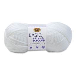 Lion Brand Basic Stitch Anti-Pilling Yarn - White