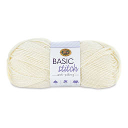 Lion Brand Basic Stitch Anti-Pilling Yarn - Ecru