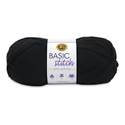 Lion Brand Basic Stitch Anti-Pilling Yarn - Black