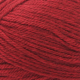 Lion Brand Basic Stitch Anti-Pilling Yarn - Red Heather, close-up