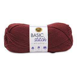Lion Brand Basic Stitch Anti-Pilling Yarn - Pomegranate