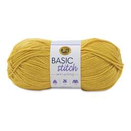 Lion Brand Basic Stitch Anti-Pilling Yarn - Mustard