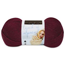 Lion Brand Touch of Alpaca Yarn - Crimson