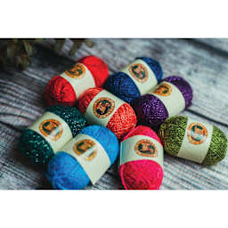 Lion Brand Bonbons Yarn (Balls of yarn out of packaging)