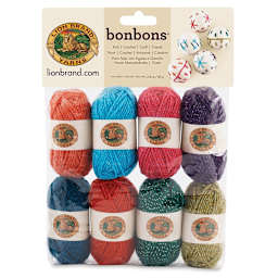 Lion Brand Bonbons Yarn - Celebrate, Package of 8