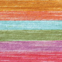 Lion Brand Mandala Ombre Yarn - Tranquil, close-up of the yarn