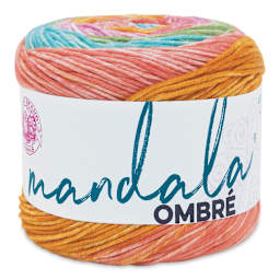 Lion Brand Mandala Ombre Yarn - Tranquil, 344 yards