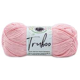 Lion Brand Truboo Yarn - Light Pink, 241 yards