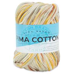 Lion Brand Pima Cotton Yarn - Seaglass, 157 yards